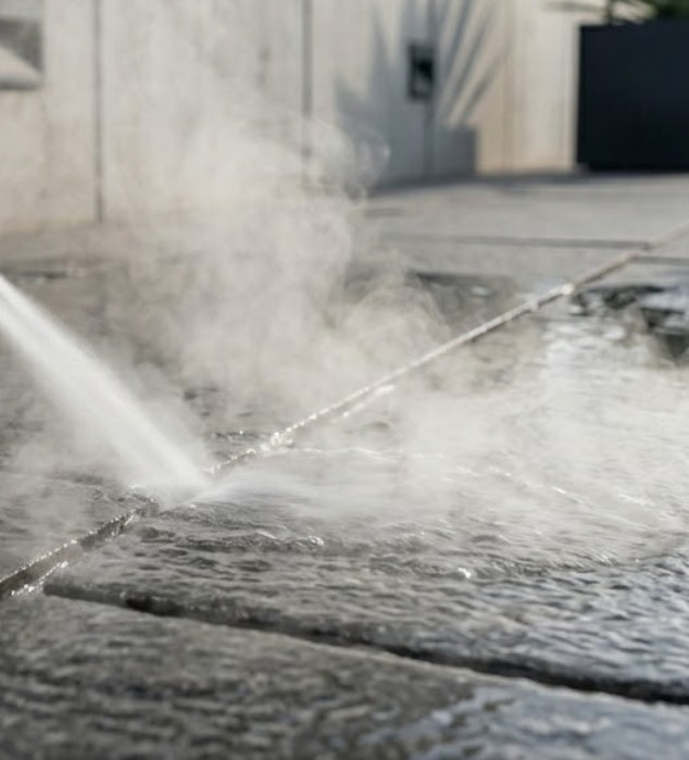 Heisses Wasser Fugen