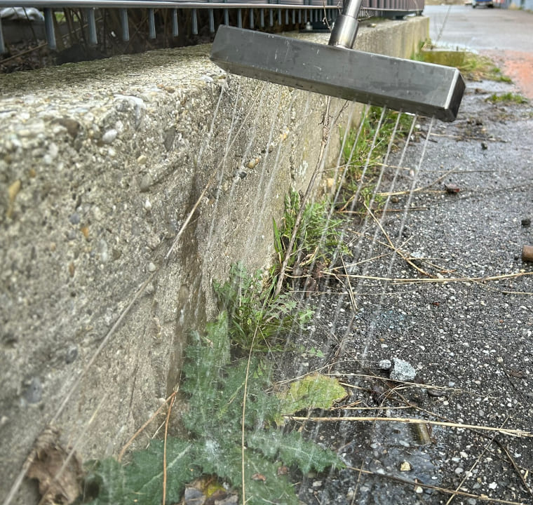 Profifuchs 400 V - Contrôle des mauvaises herbes et nettoyage à la vapeur pour une utilisation professionnelle