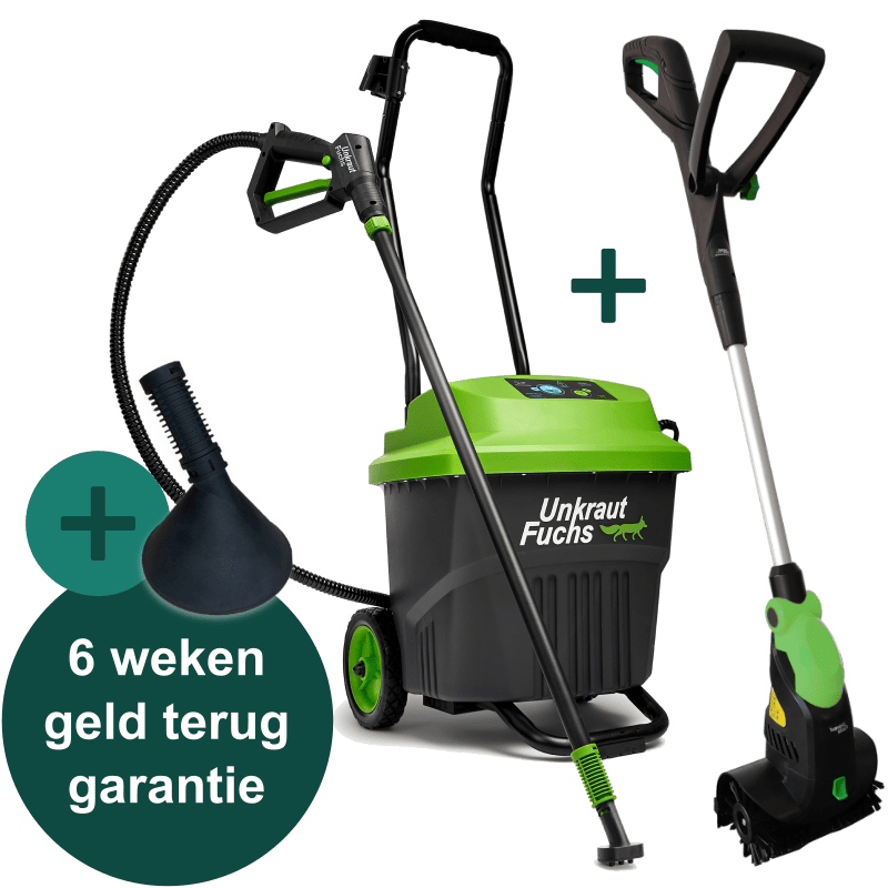 Unkrautfuchs -  FoxOne + Multibürste + Profidüse,  Unser Dream Team für den unkrautfreien Garten
